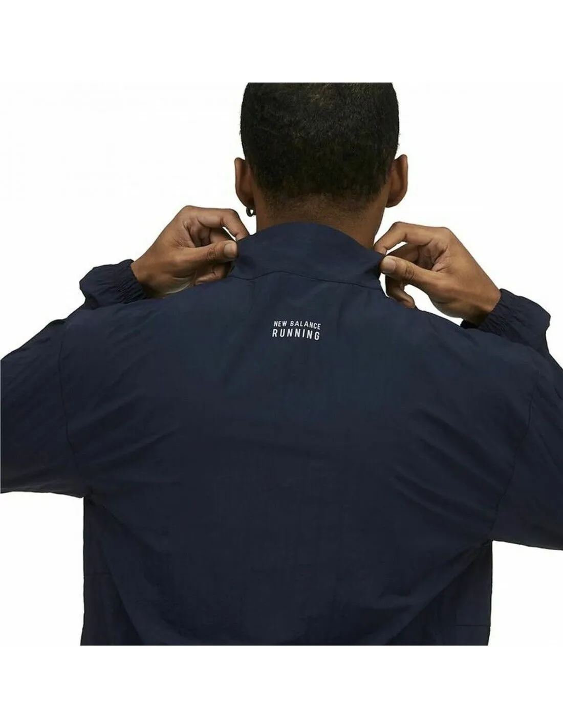 Giacca Antivento New Balance Blu scuro Taglia XL