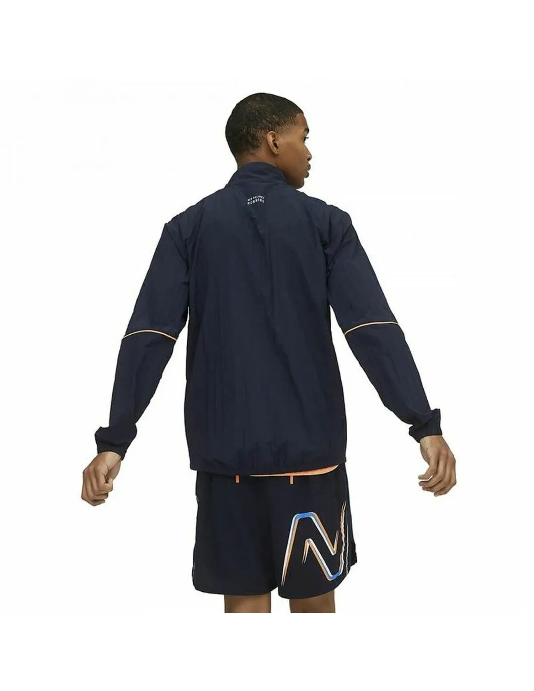 Giacca Antivento New Balance Blu scuro Taglia XL