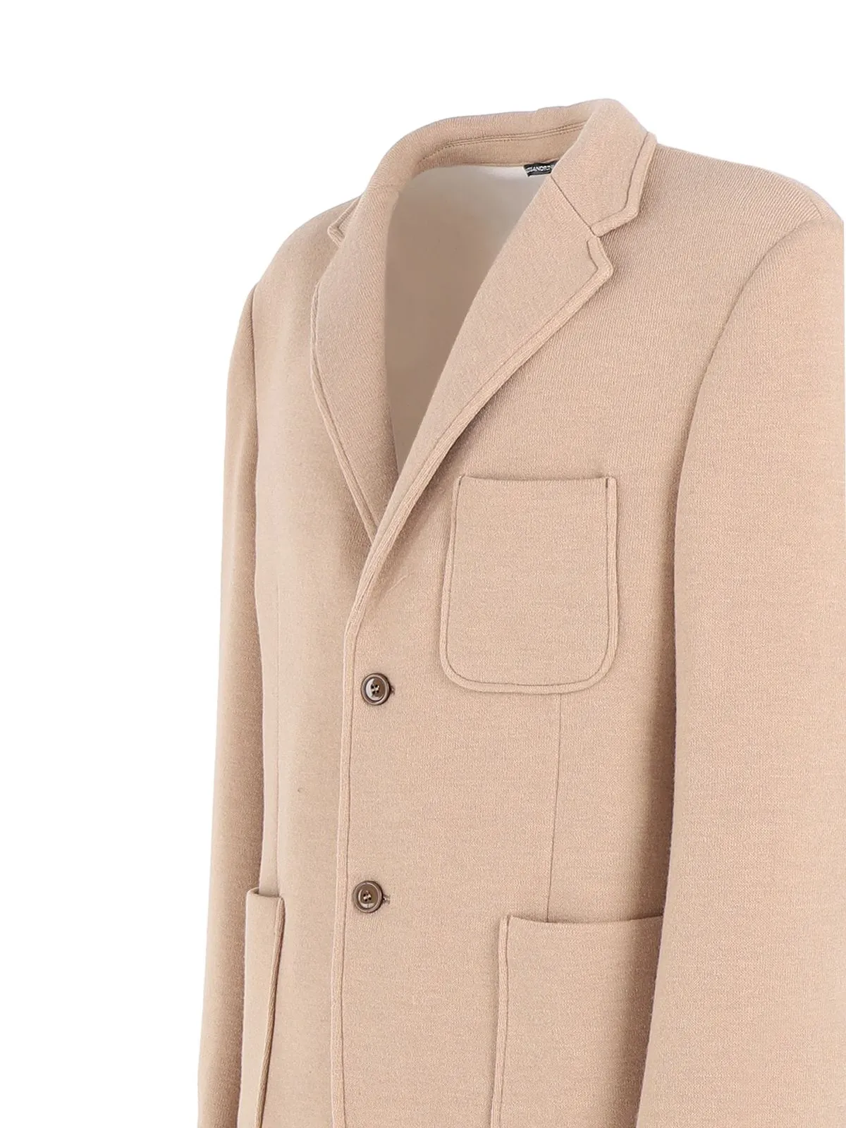 GIACCA BEIGE MONOPETTO