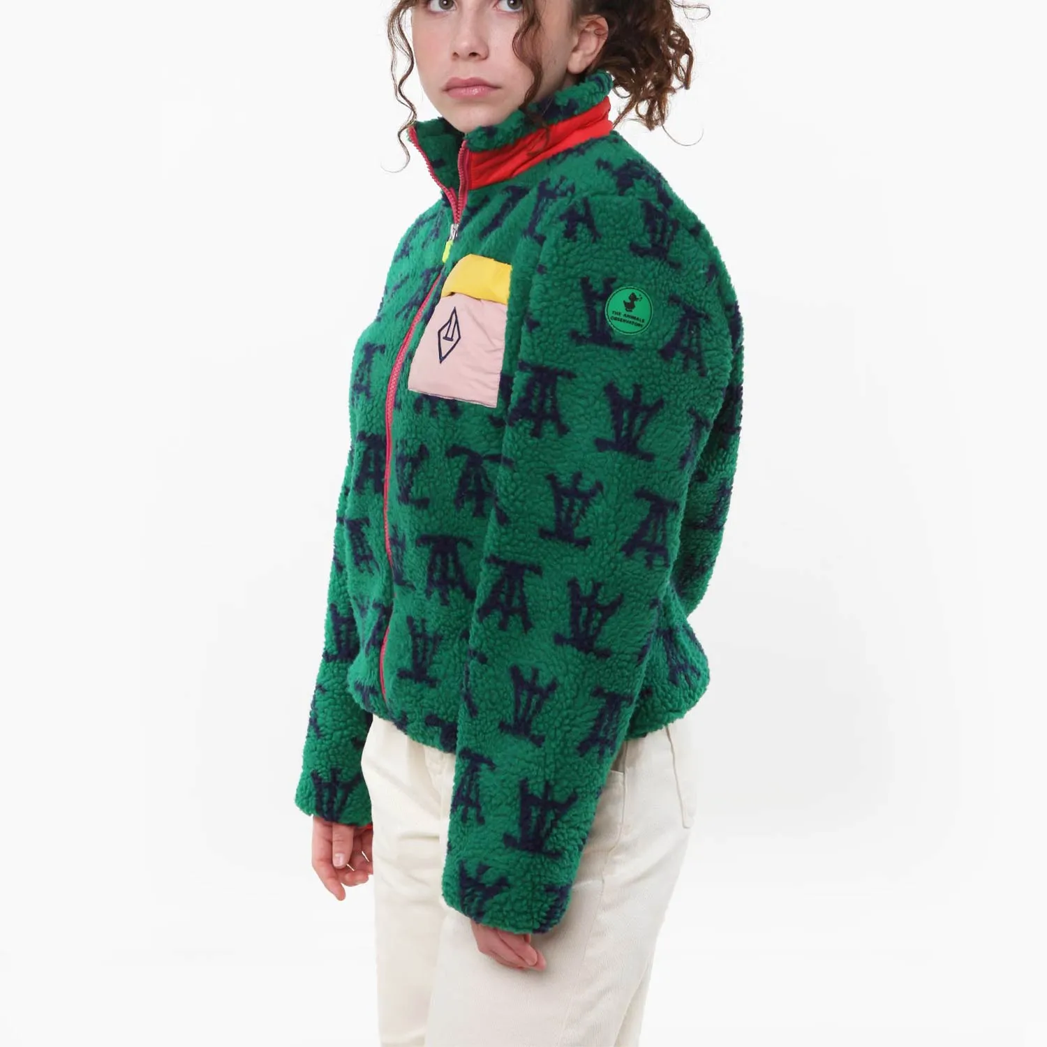 Giacca Unisex Sheep Verde E Multicolor