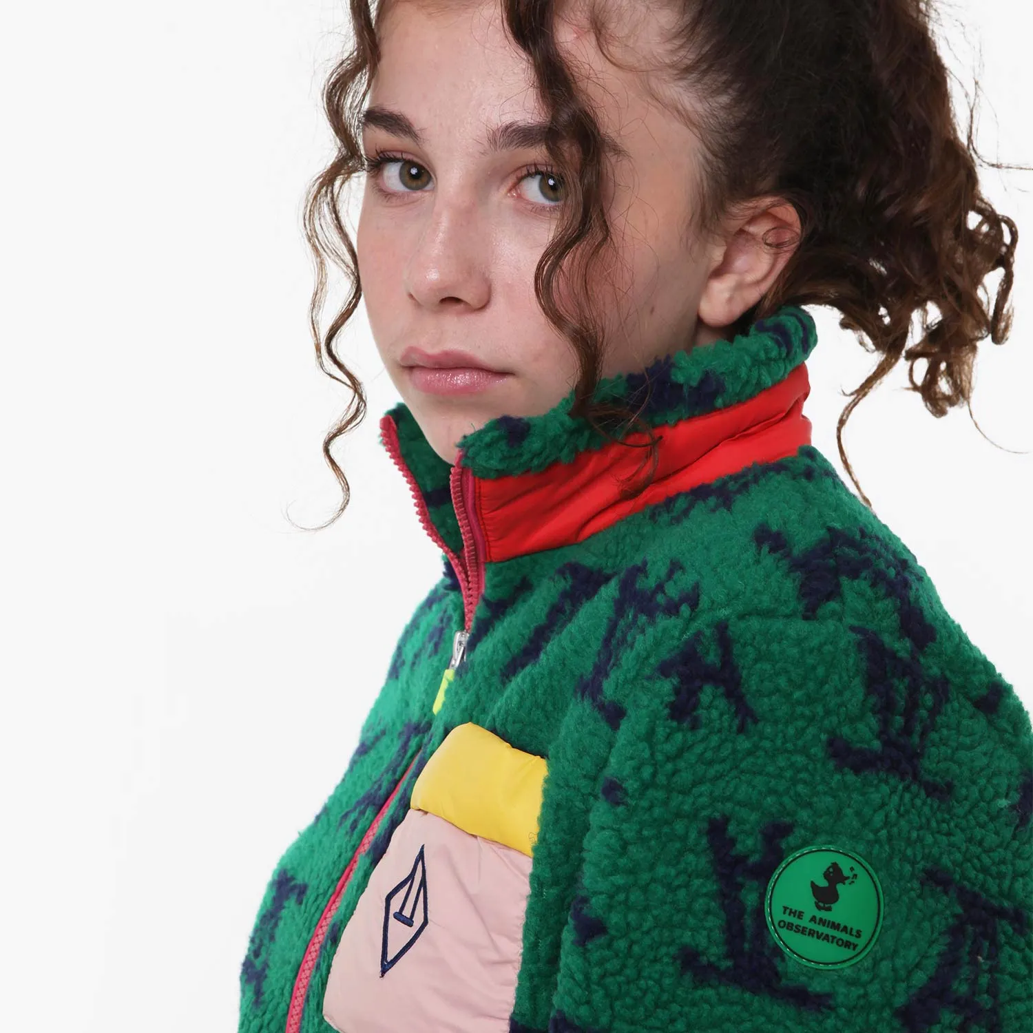 Giacca Unisex Sheep Verde E Multicolor