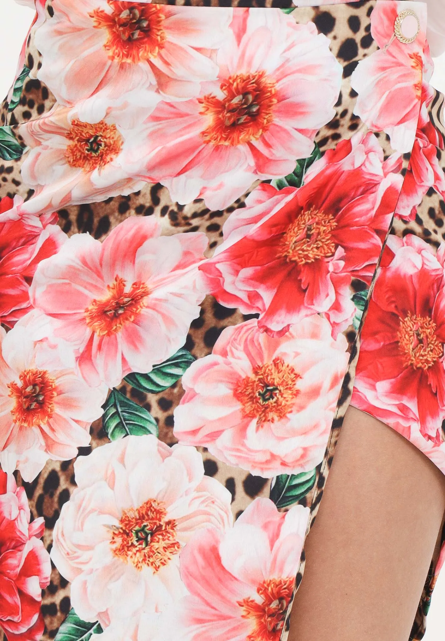 Gonna da donna fantasia tropicale