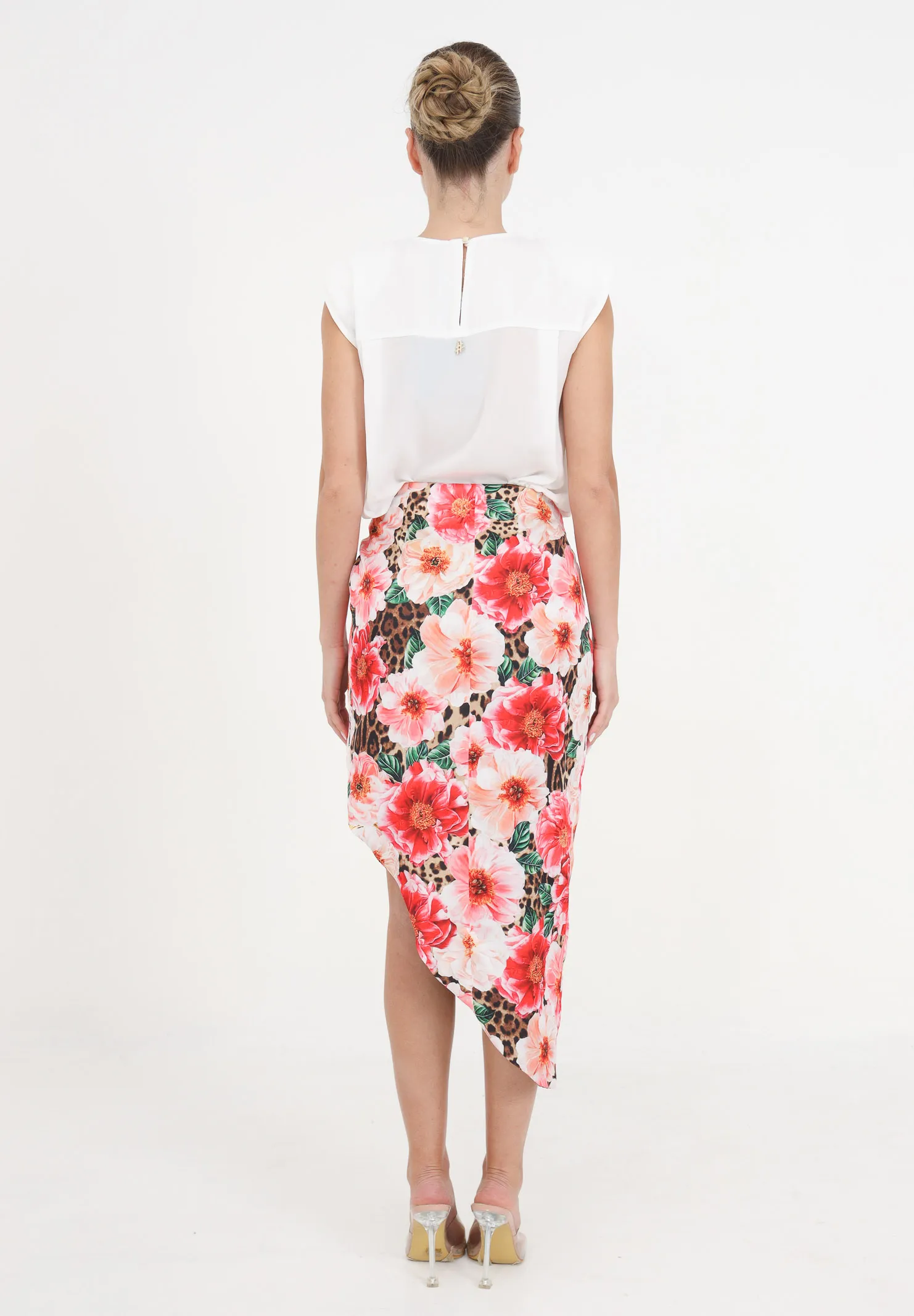 Gonna da donna fantasia tropicale
