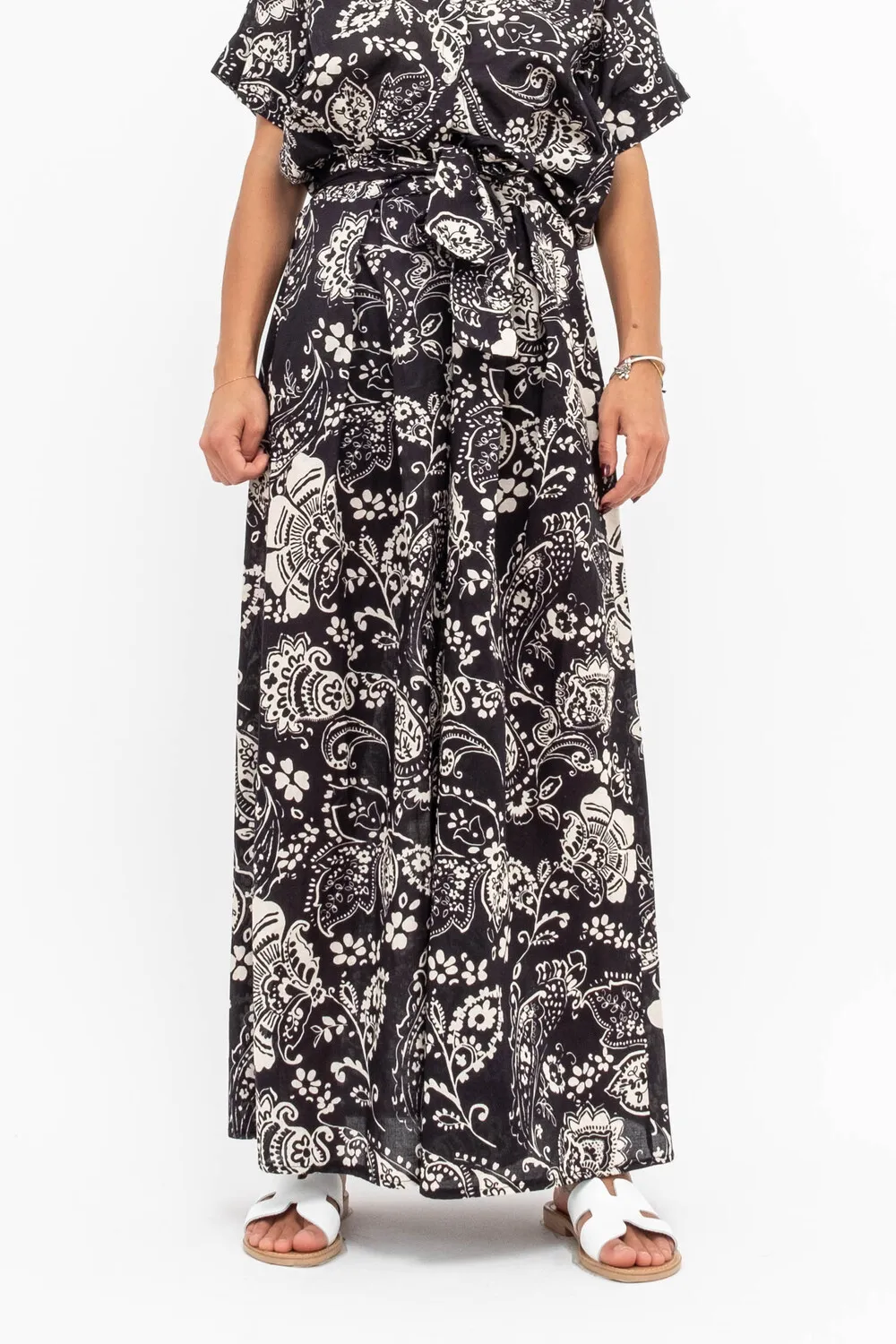 GONNA LUNGA CINTURA FANT. CASHMERE