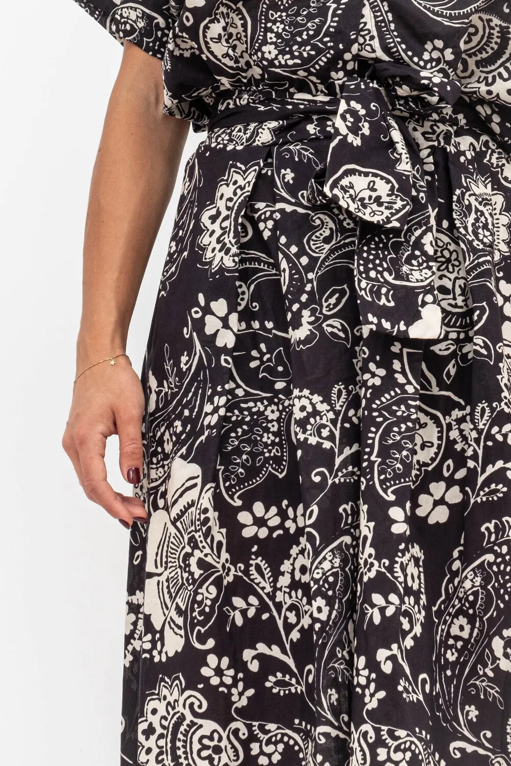 GONNA LUNGA CINTURA FANT. CASHMERE