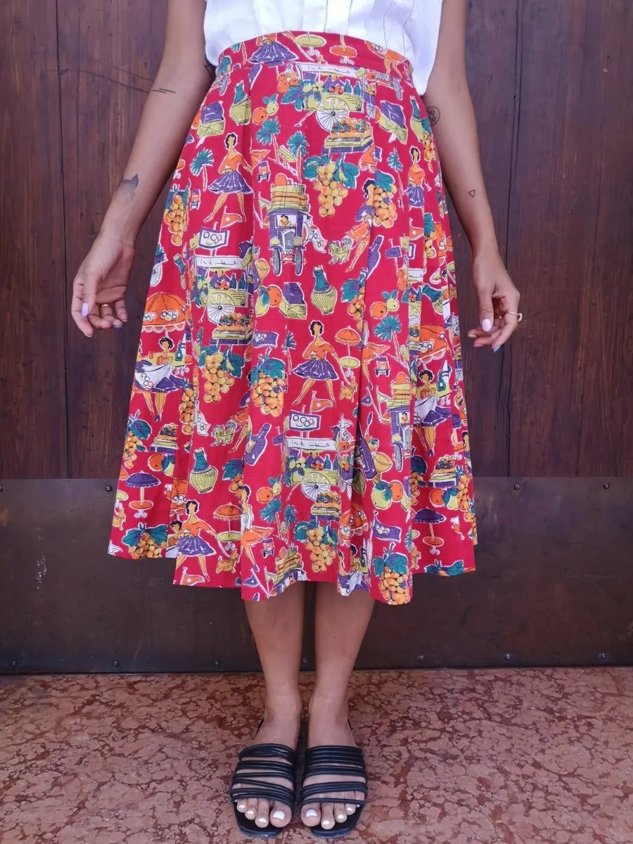 Gonna sartoriale originale anni 50