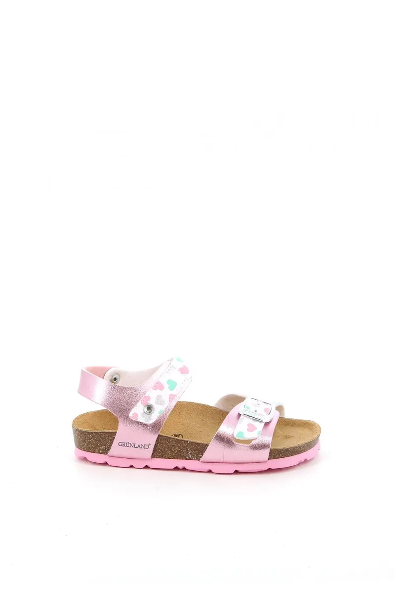 Grunland Sandalo strappo con cuori