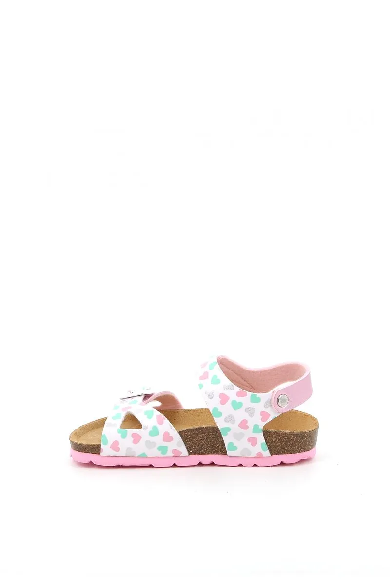 Grunland Sandalo strappo con cuori