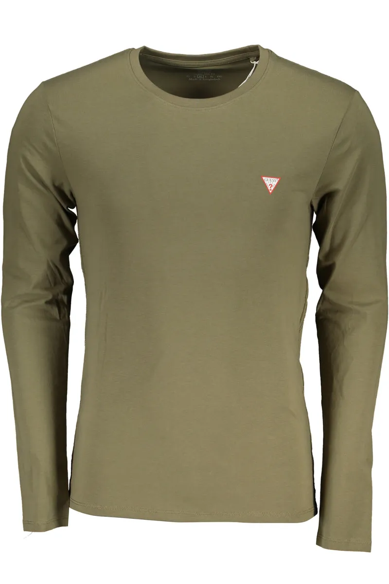 GUESS JEANS T-SHIRT MANICHE CORTE UOMO VERDE