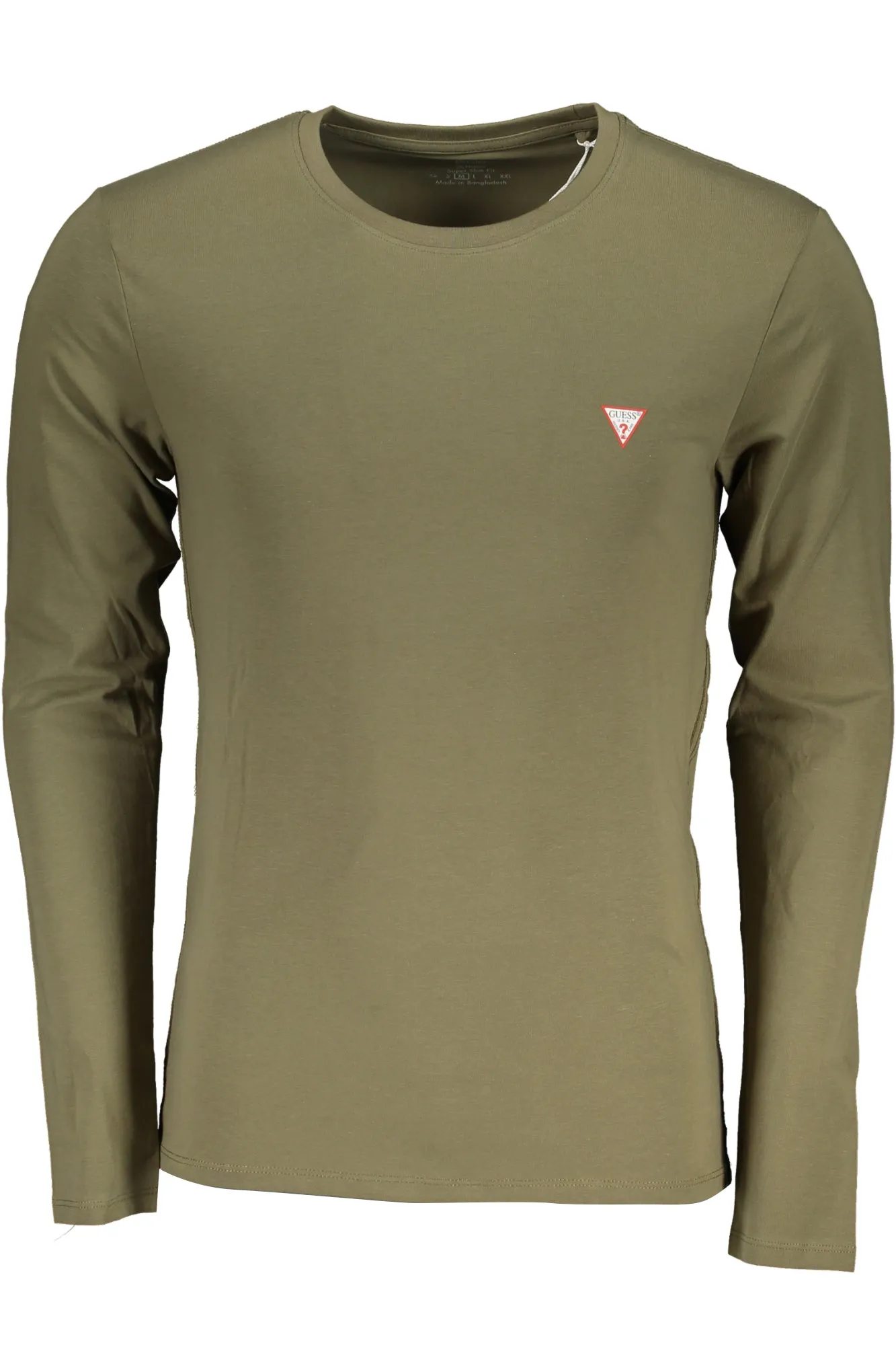 GUESS JEANS T-SHIRT MANICHE CORTE UOMO VERDE