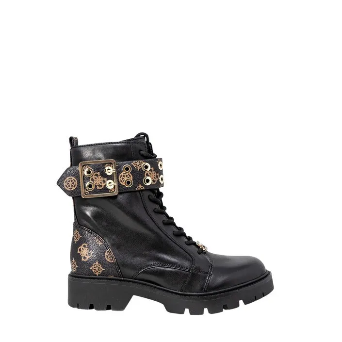 Guess stivali  in pelle con fibbia  