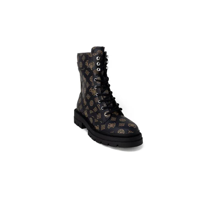 Guess stivali  marroni con stampa  