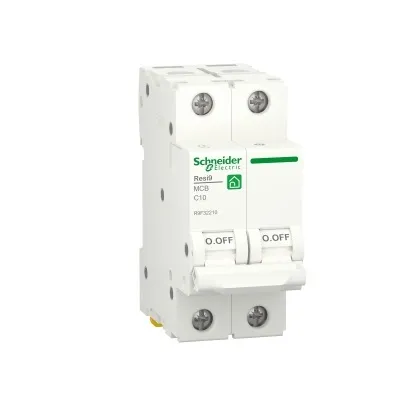 Interruttore magnetotermico Schneider Electric, 2P 10A, Tipo C
