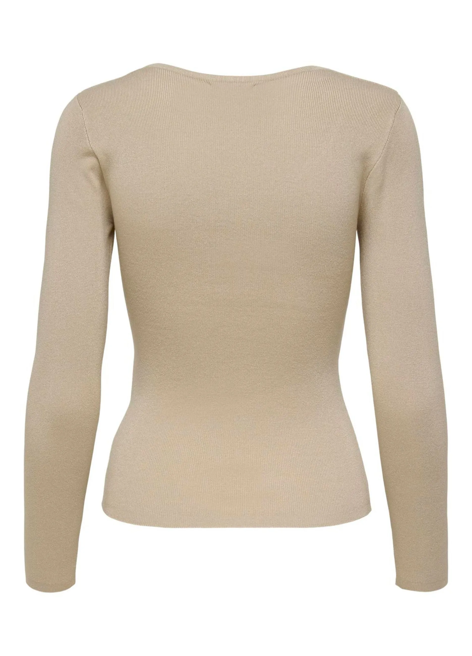 JDY  Pullover a maniche lunghe con scollo a U