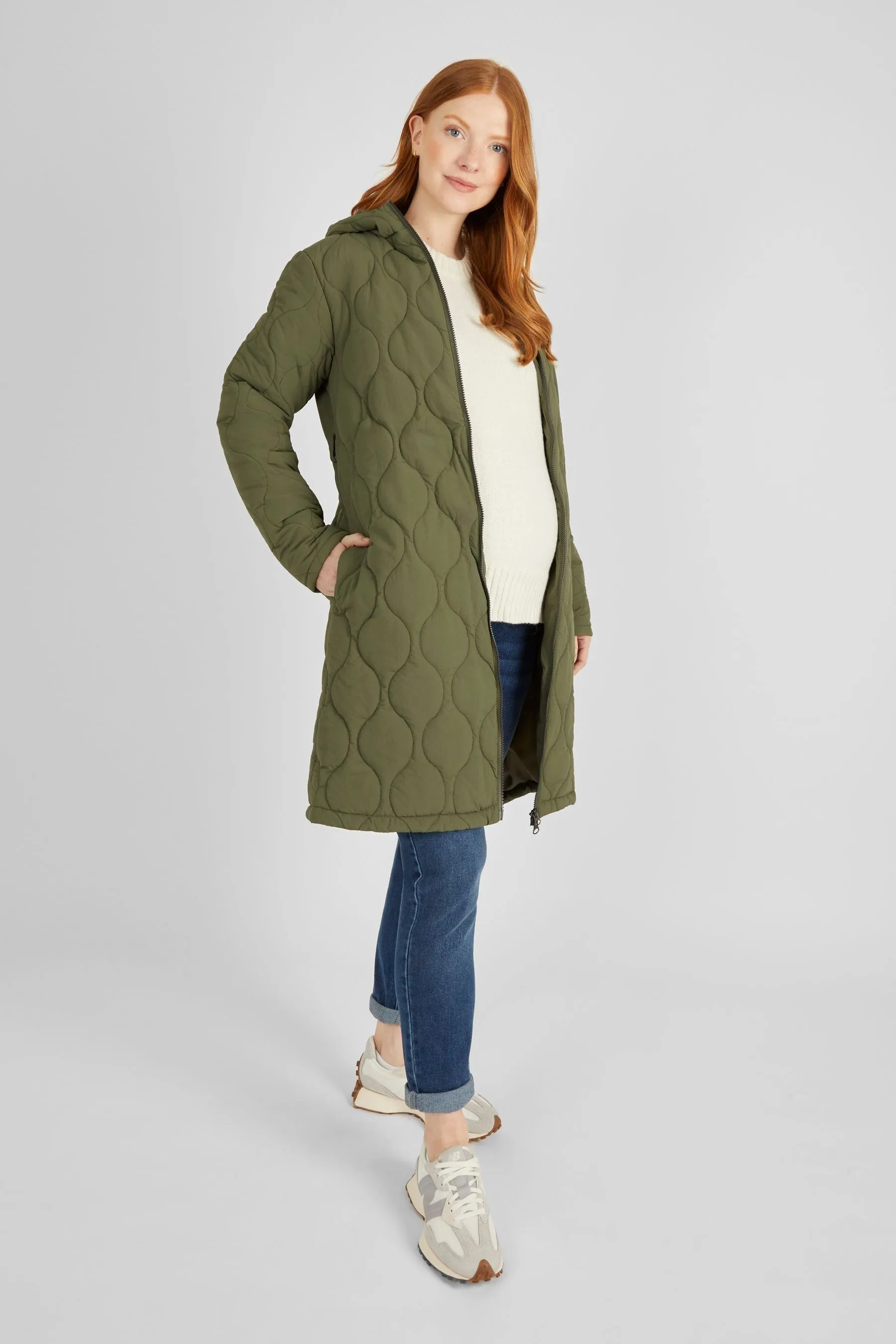 JoJo - Maman Bébé - Piumino premaman 2-in-1 trapuntato