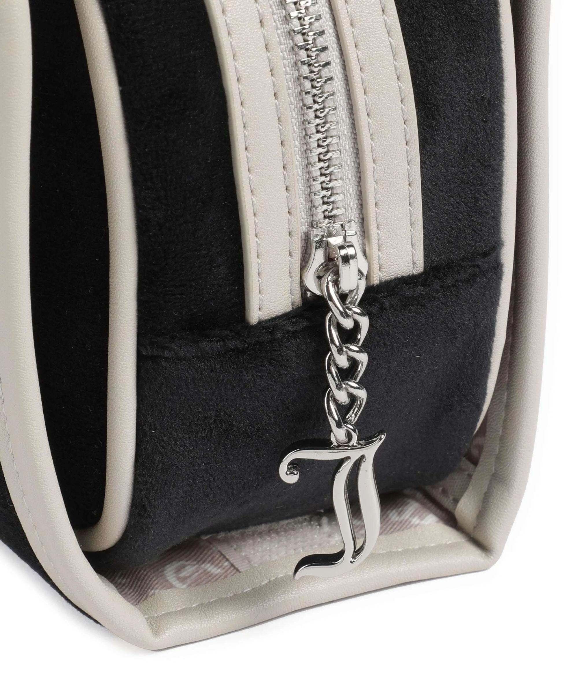  Juicy Couture Iris Borsa da toilette nero/beige 21 cm  