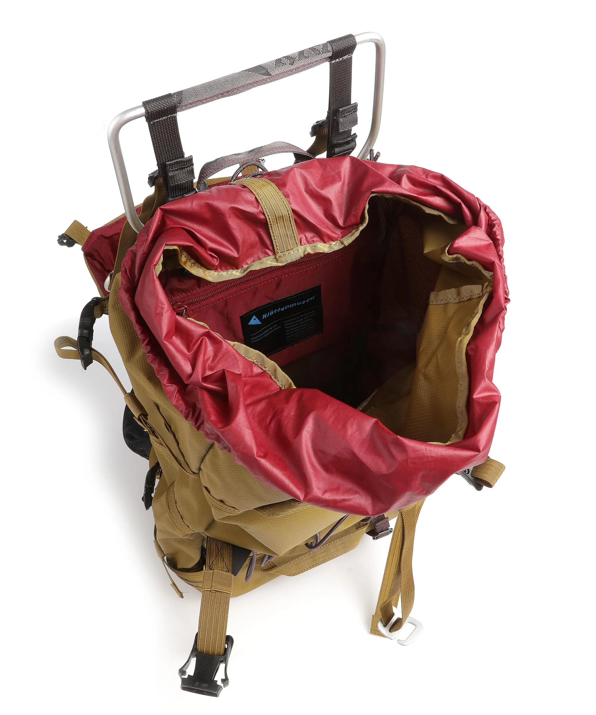  Klättermusen Bergelmer 40L Zaino montagna poliammide riciclato verde-oliva  