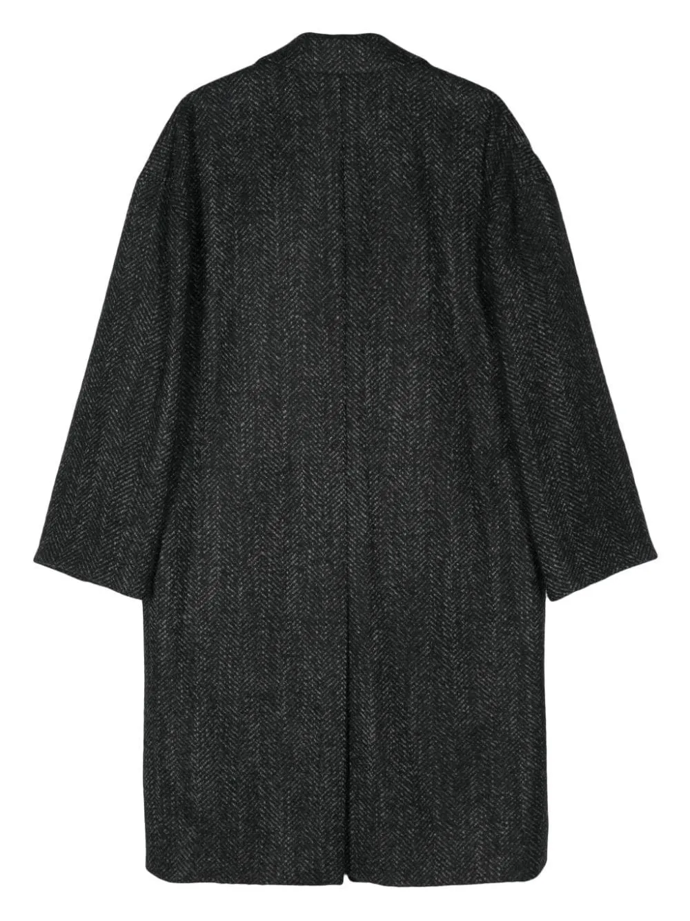 Lardini-Cappotto con motivo a spina di pesce