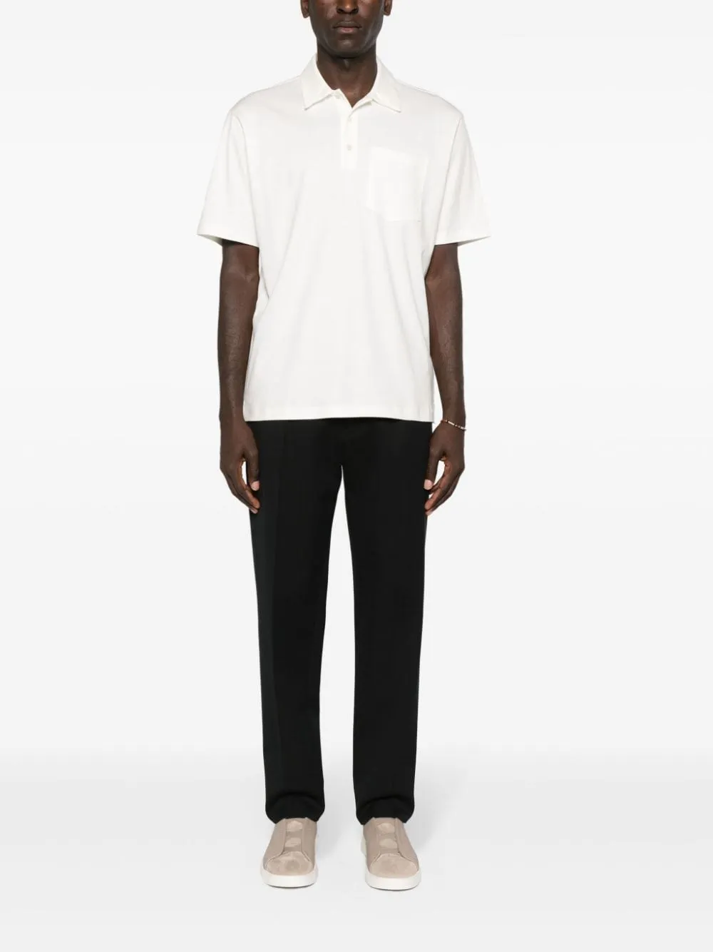   Lardini  Polo con taschino in cotone  