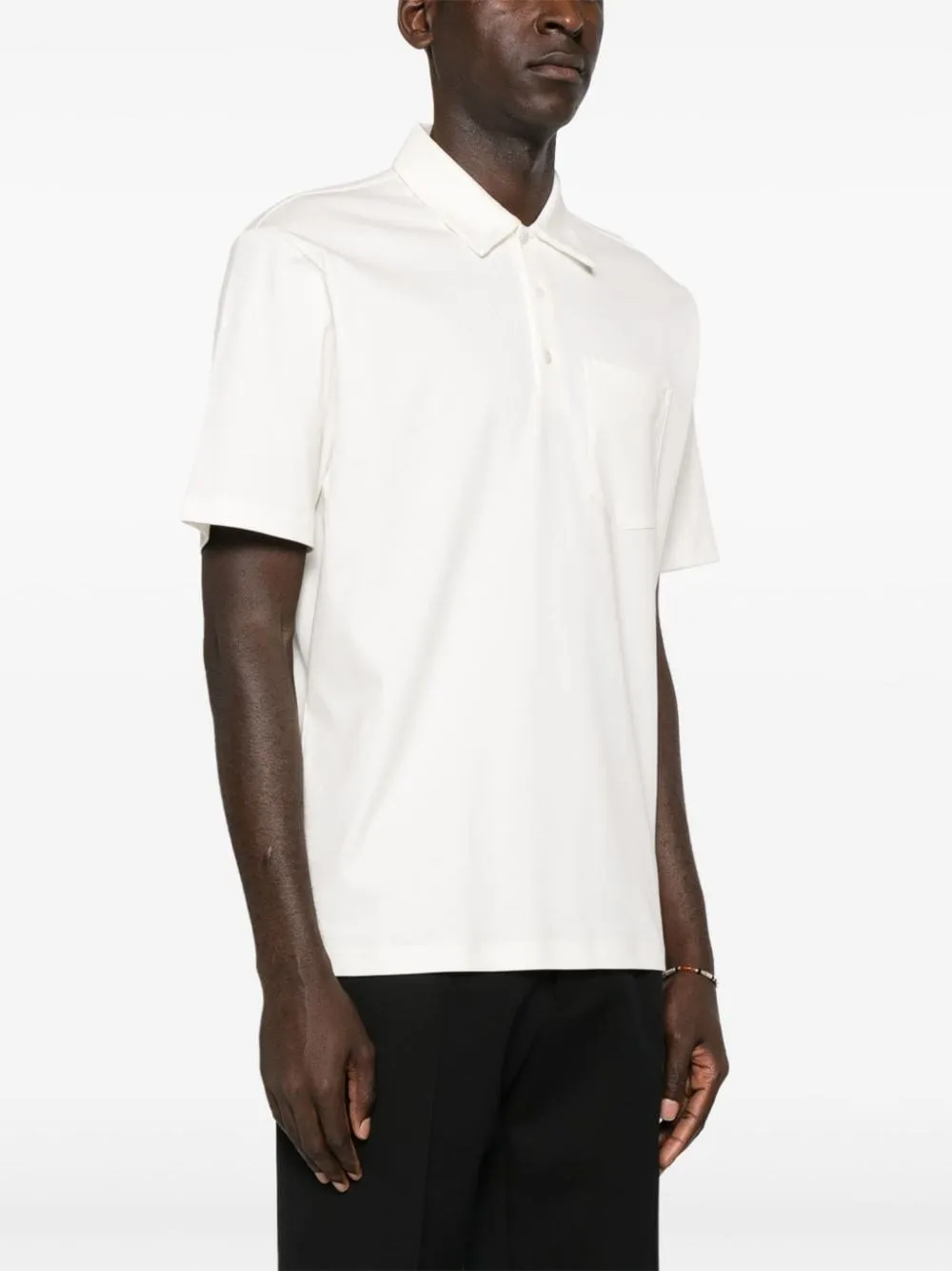   Lardini  Polo con taschino in cotone  