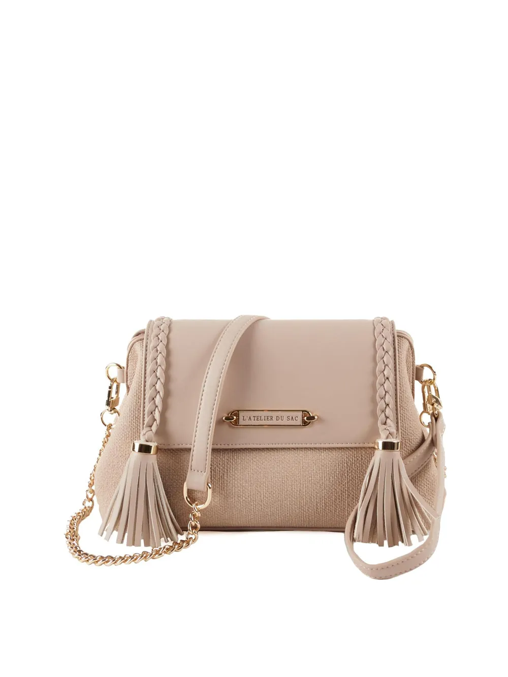 L'ATELIER DU SAC Borsa a Tracolla Donna - Beige modello 15190-GRA-S4M-A