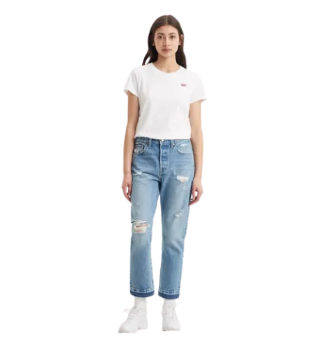 LEVI'S 501 ORIGINAL CROPPED JEANS WOMAN 36200-0248
