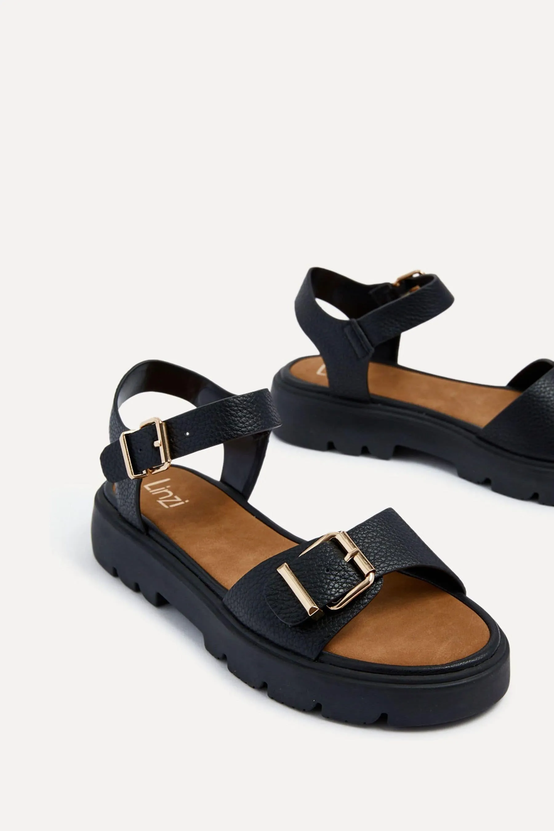Linzi Comet - Sandali flatform con fibbia