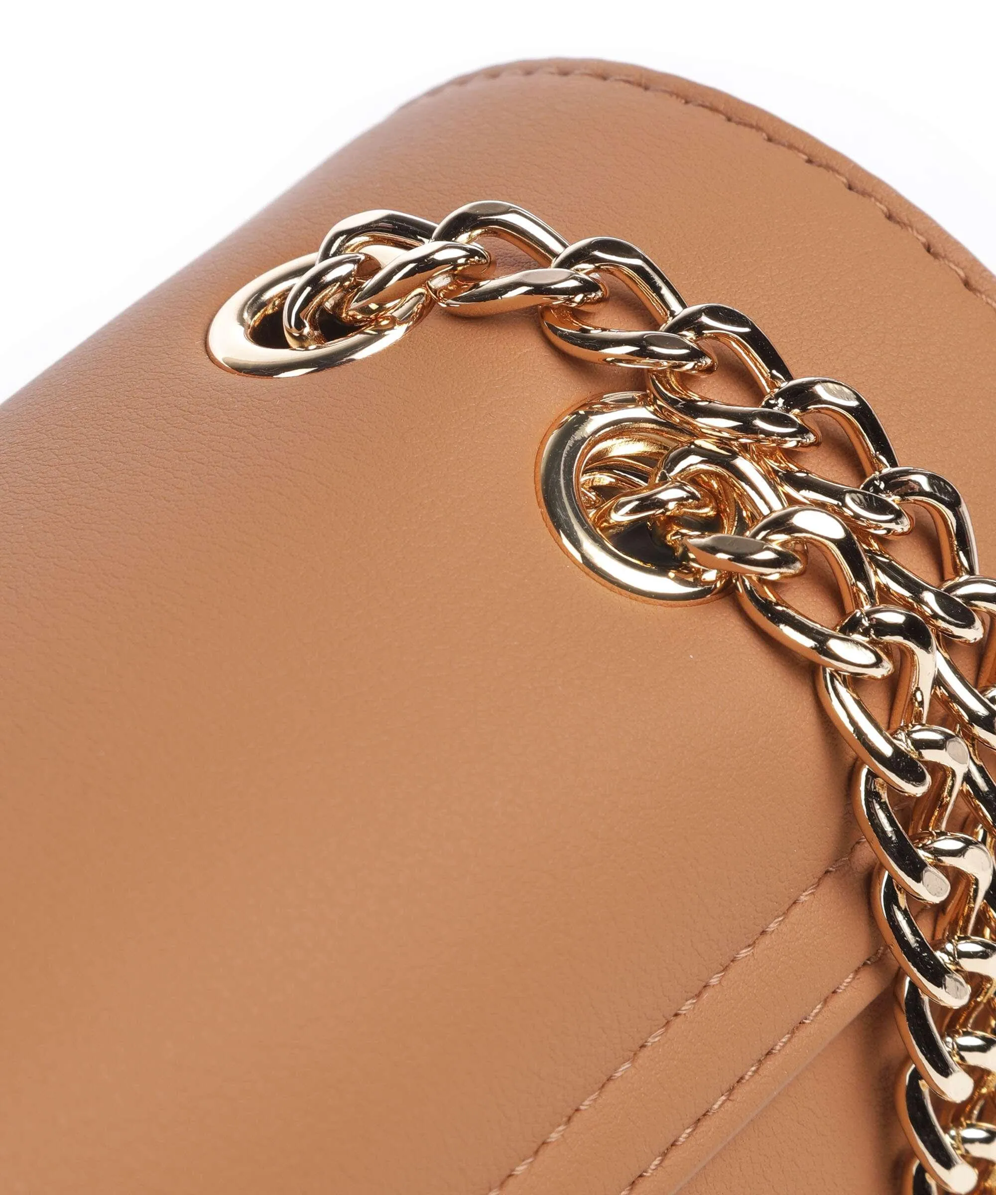  Love Moschino Bold Love Borsa a spalla pelle sintetica marrone  