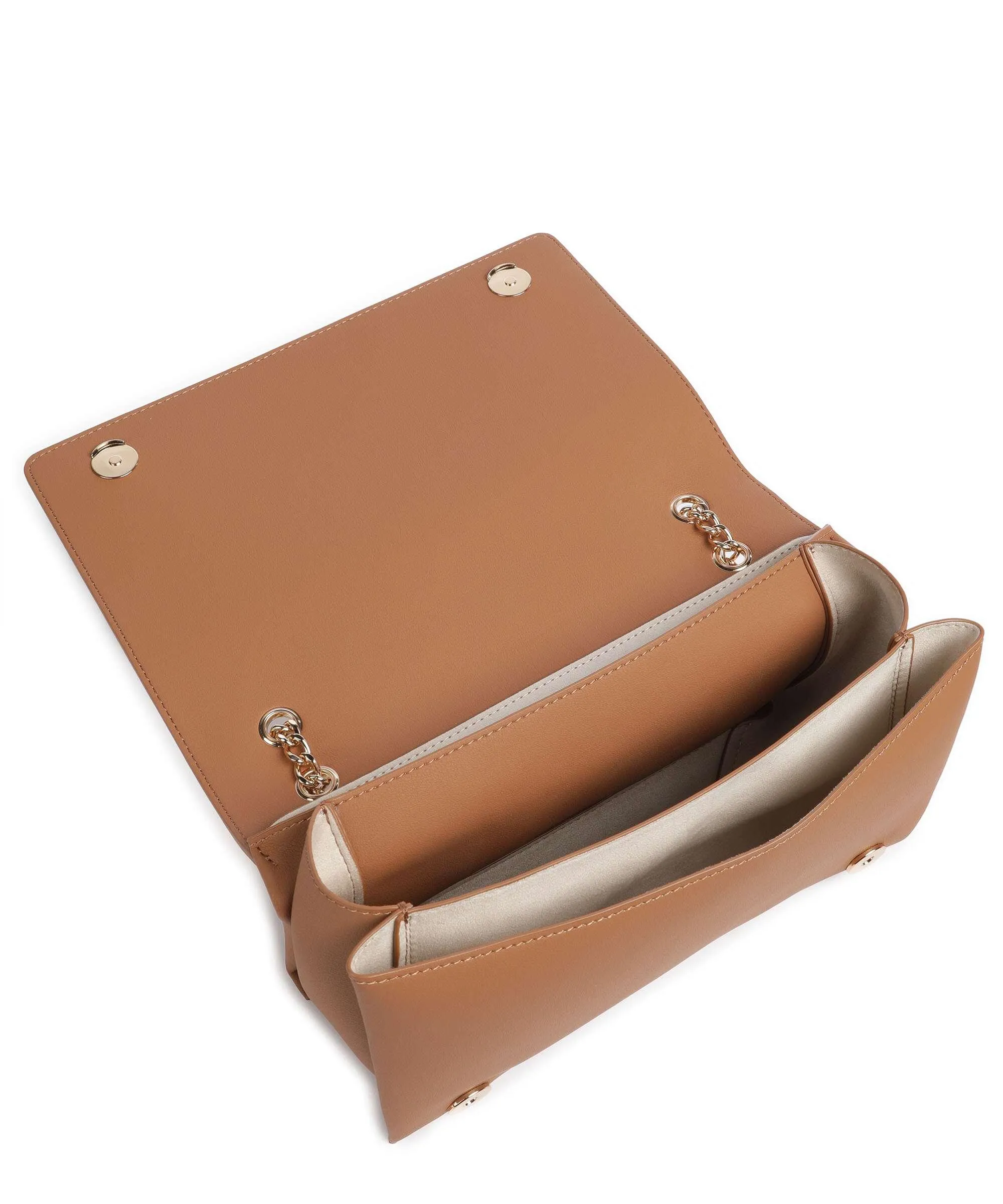  Love Moschino Bold Love Borsa a spalla pelle sintetica marrone  