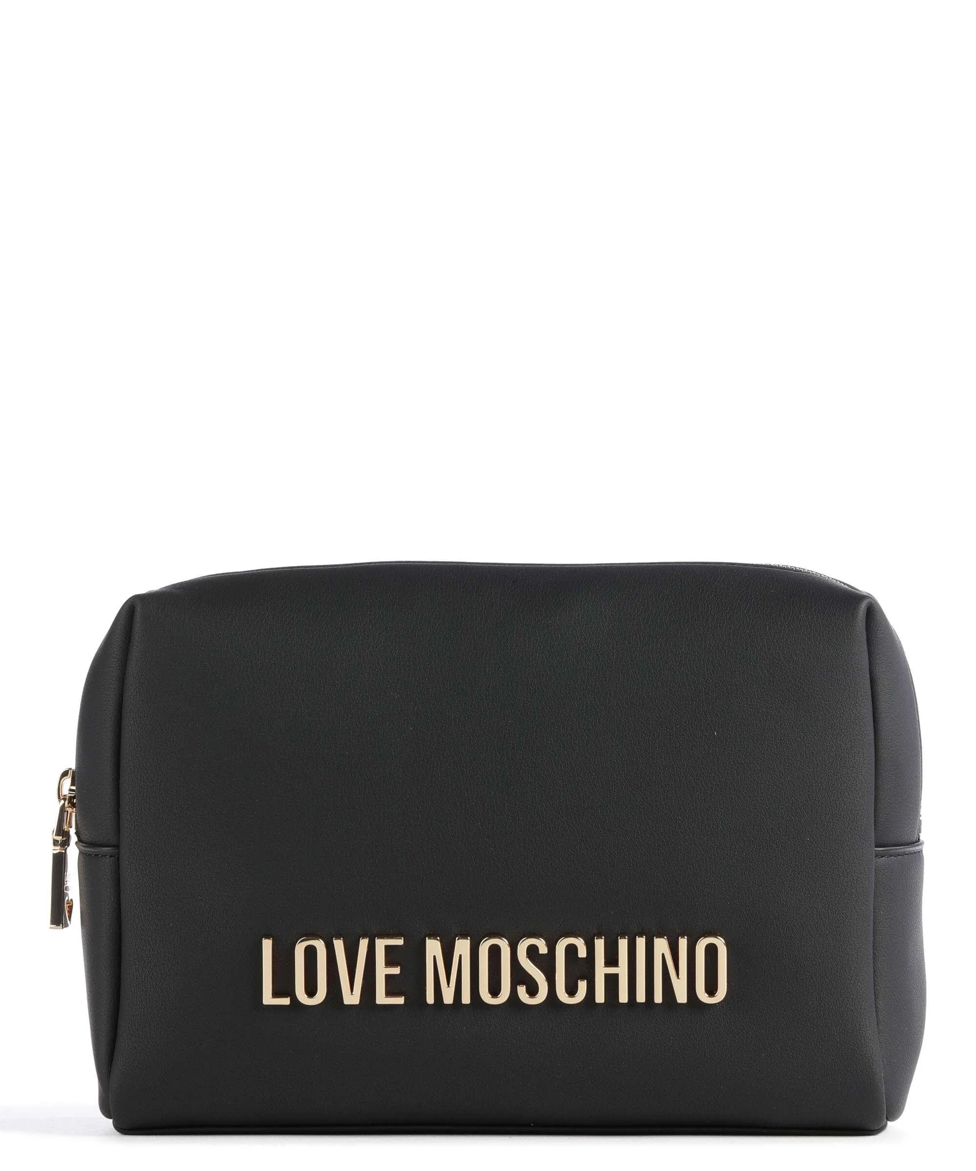  Love Moschino Bold Love Borsa da toilette nero 22 cm  