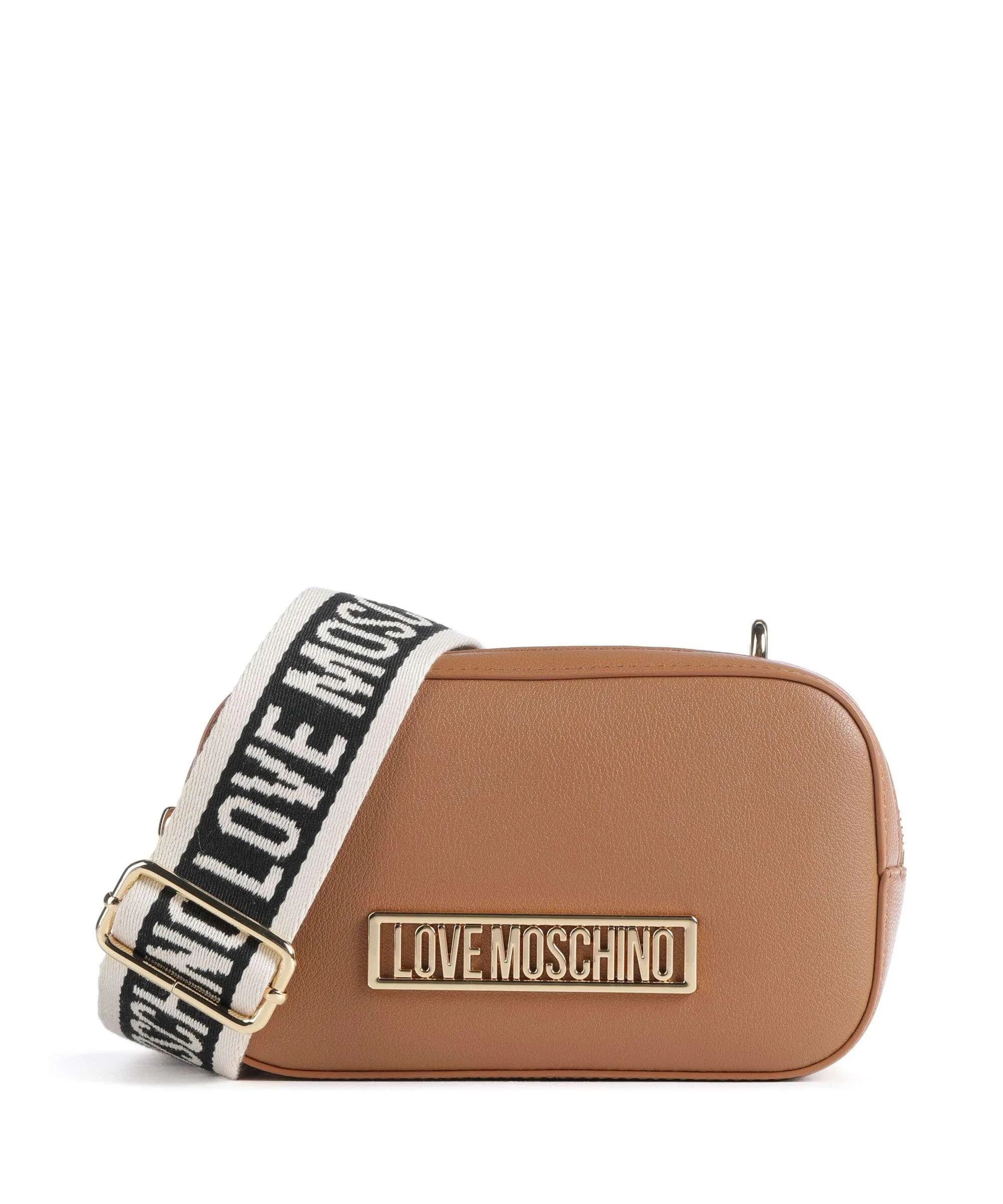  Love Moschino Borsa a tracolla pelle sintetica marrone chiaro  
