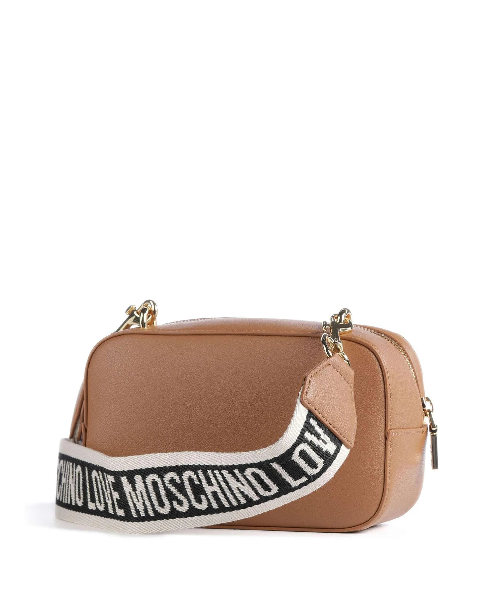  Love Moschino Borsa a tracolla pelle sintetica marrone chiaro  