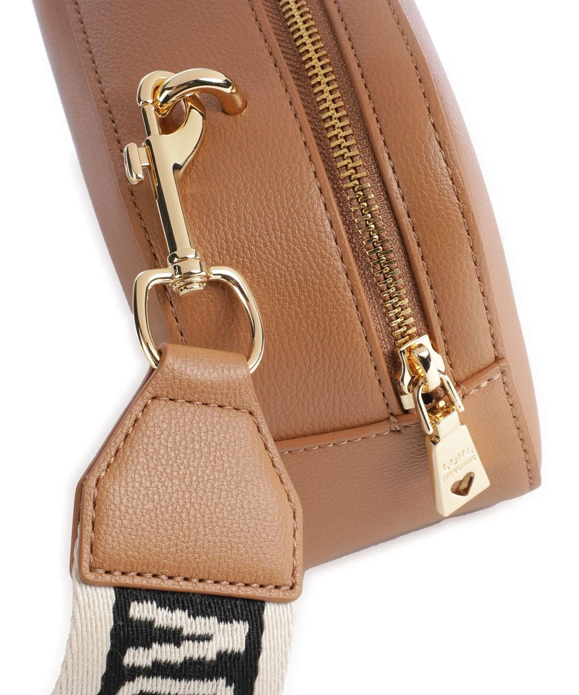  Love Moschino Borsa a tracolla pelle sintetica marrone chiaro  