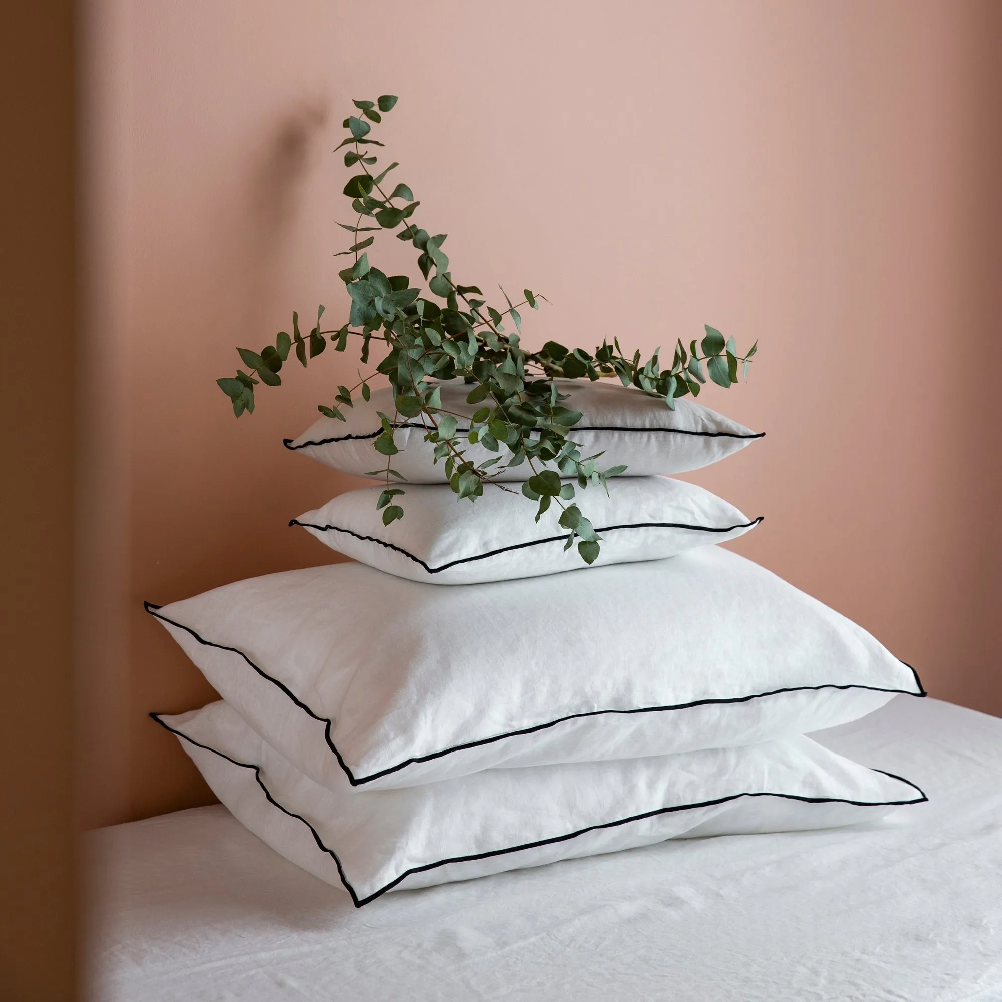  MADURA   CARLINA - Lot de 2 taies d'oreiller | Blanc
