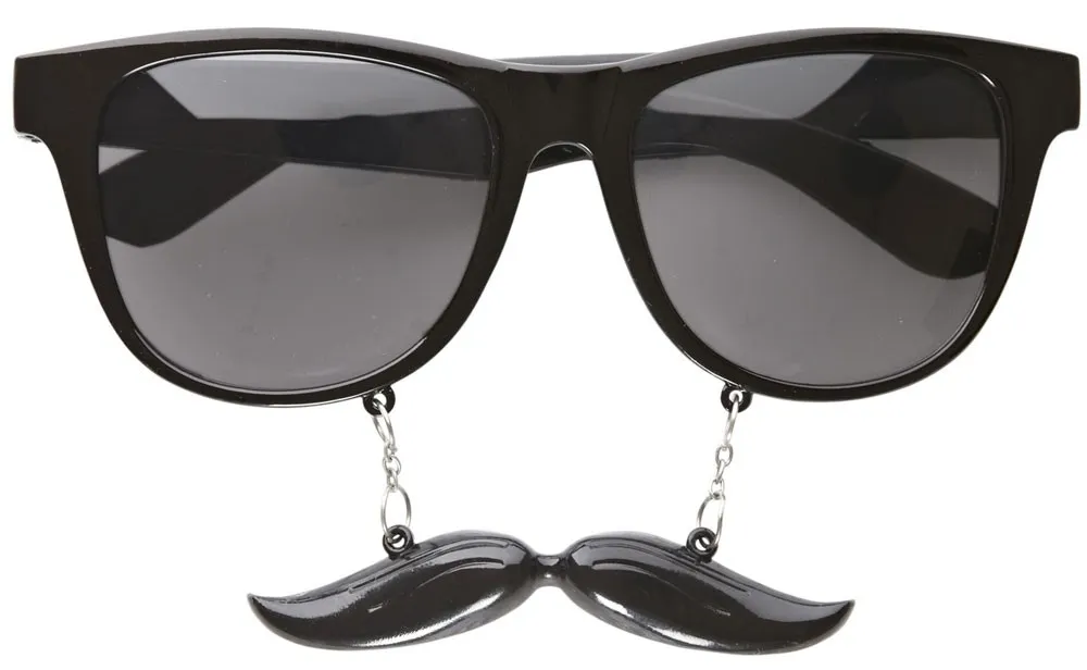 Mafia Boss Glasses With Moustache