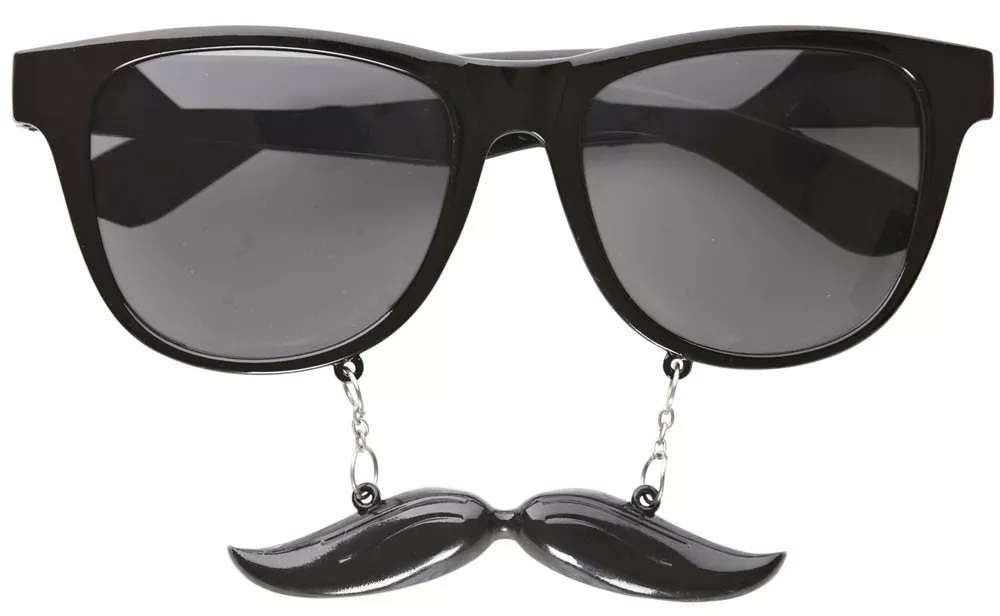 Mafia Boss Glasses With Moustache