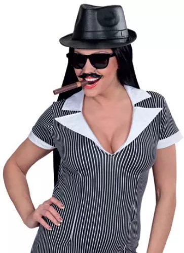 Mafia Boss Glasses With Moustache