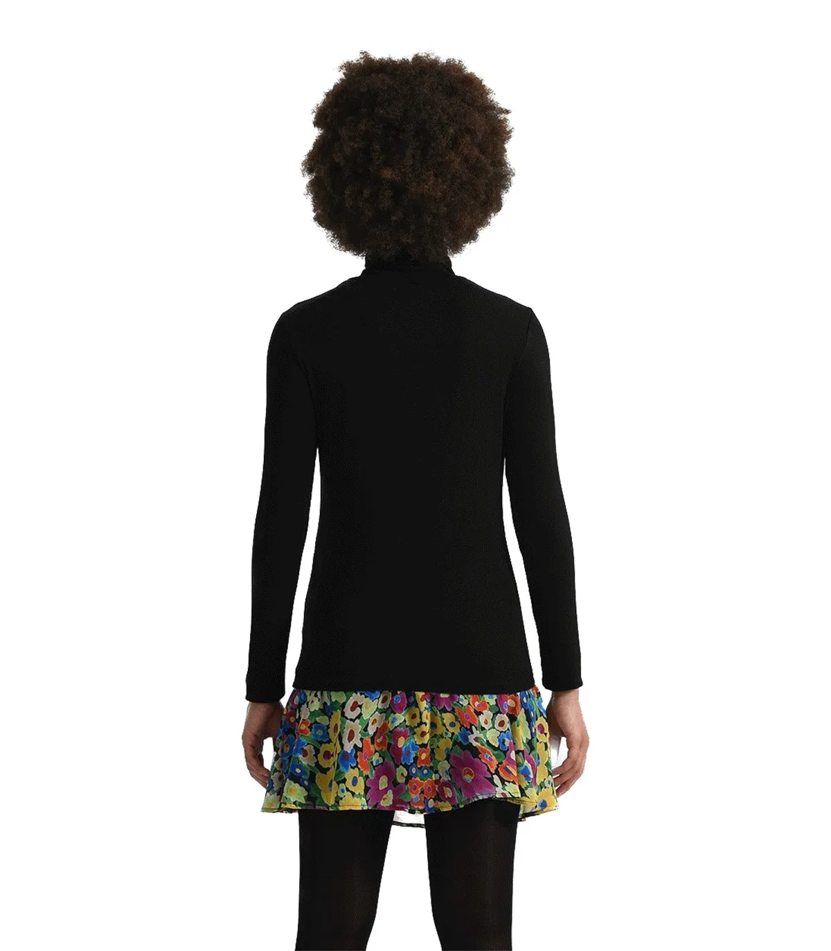 Maglia fine a collo alto Donna Molly