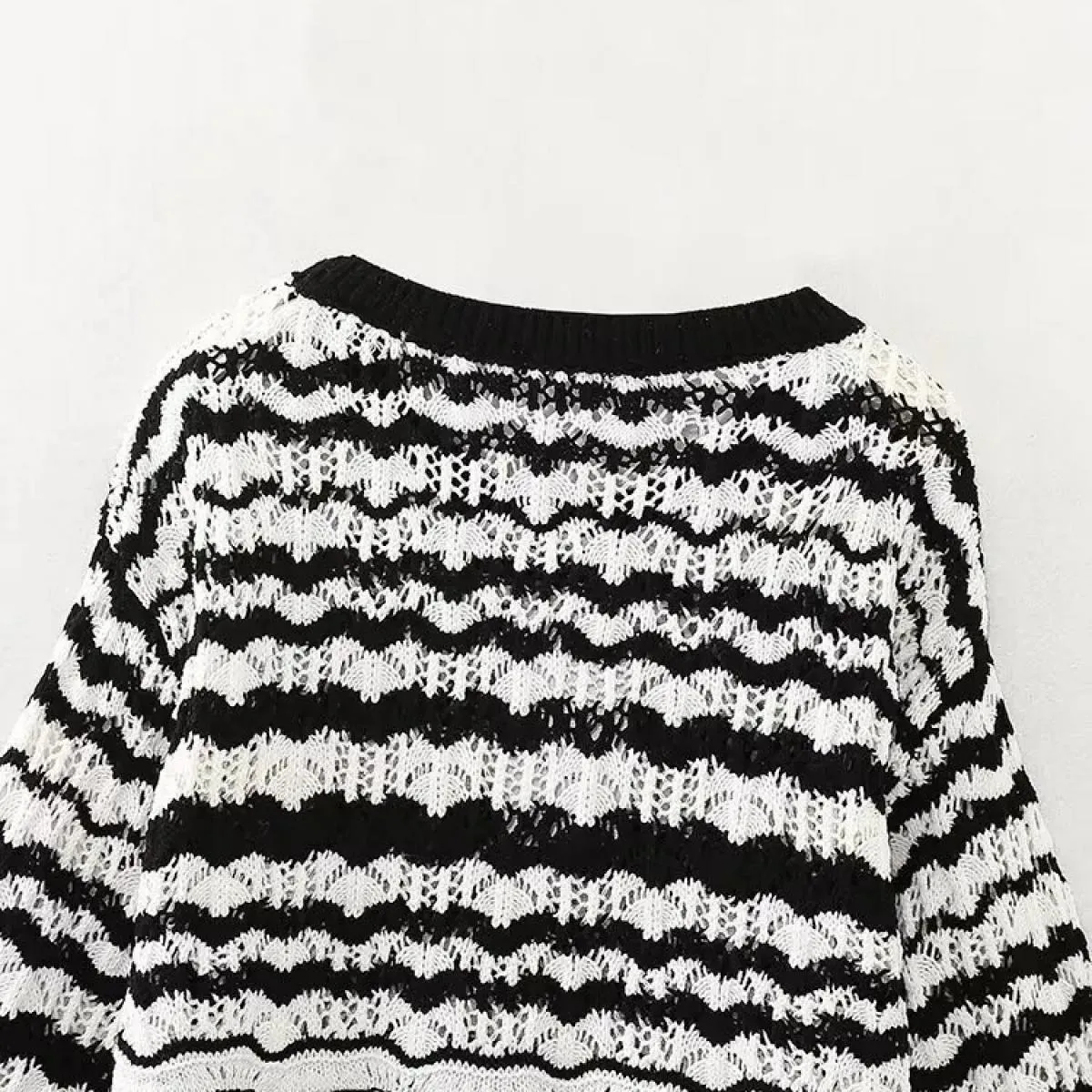 Maglieria da donna con dettagli in ciniglia francese  Top Pullover Maglione da donna
