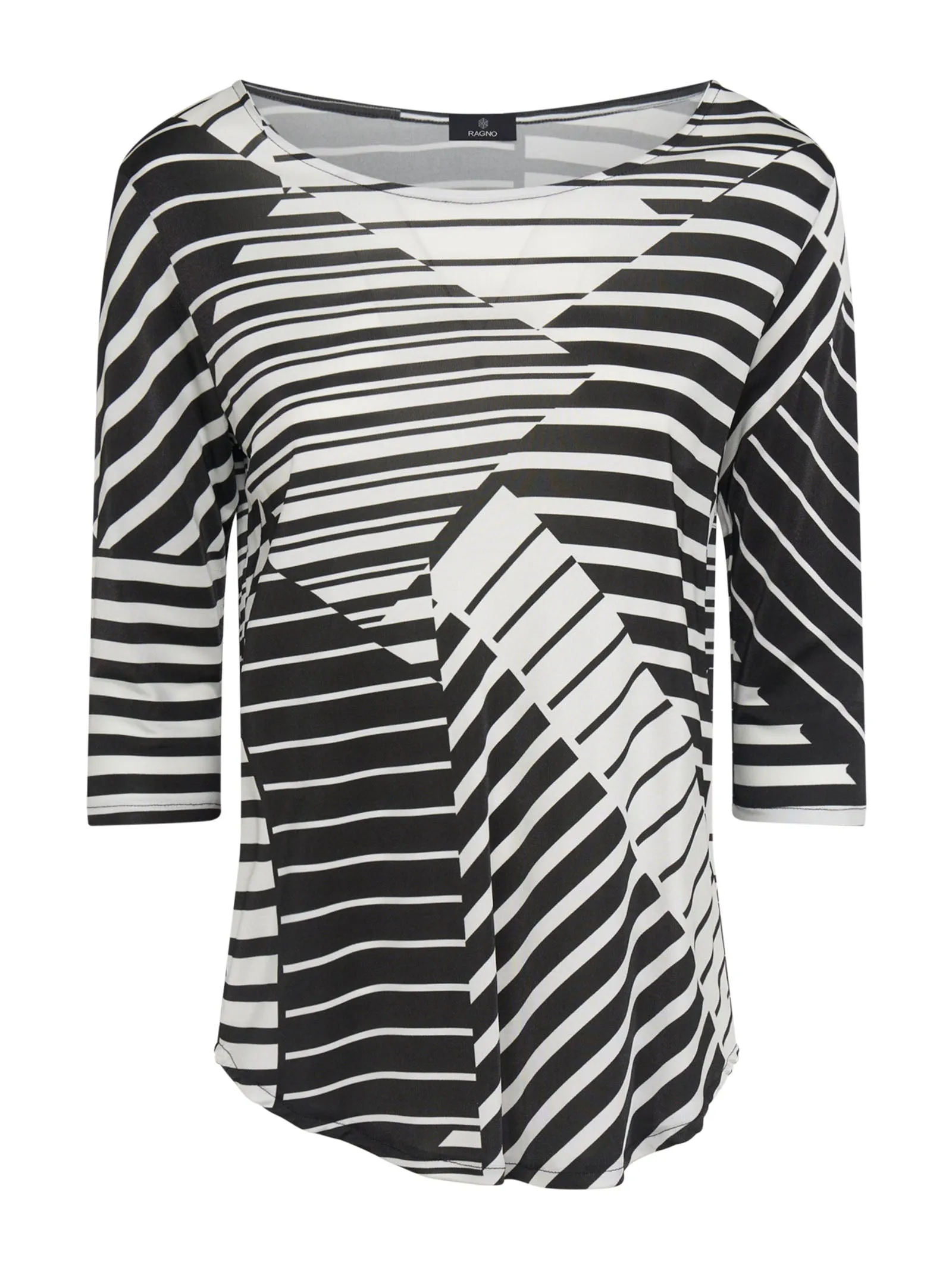 Maglietta in Satin Jersey - Fant.Nero