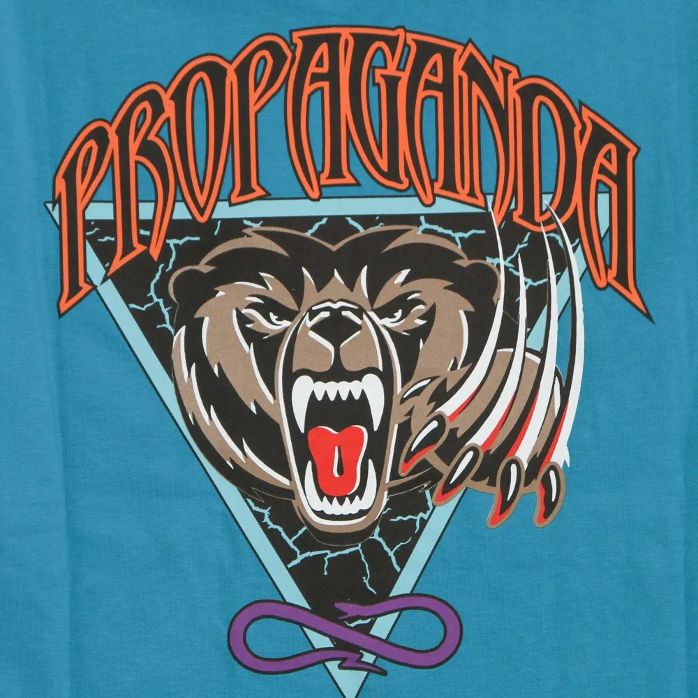 Maglietta Uomo Grizzly Tee Turquoise