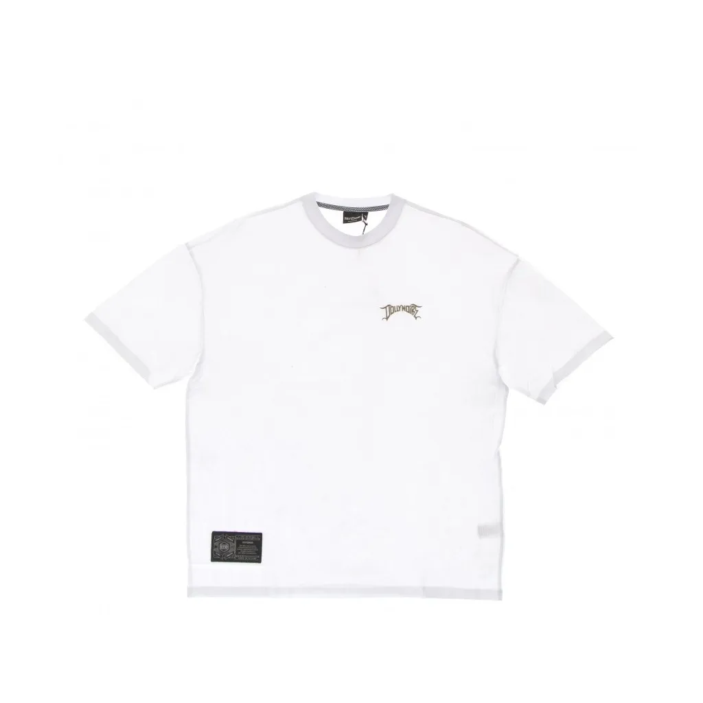 maglietta uomo lettering over tee WHITE