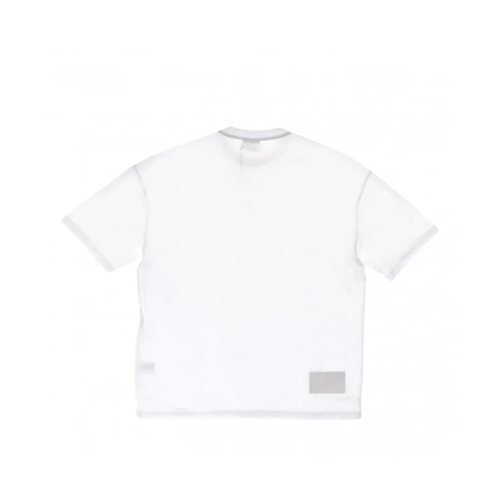 maglietta uomo lettering over tee WHITE