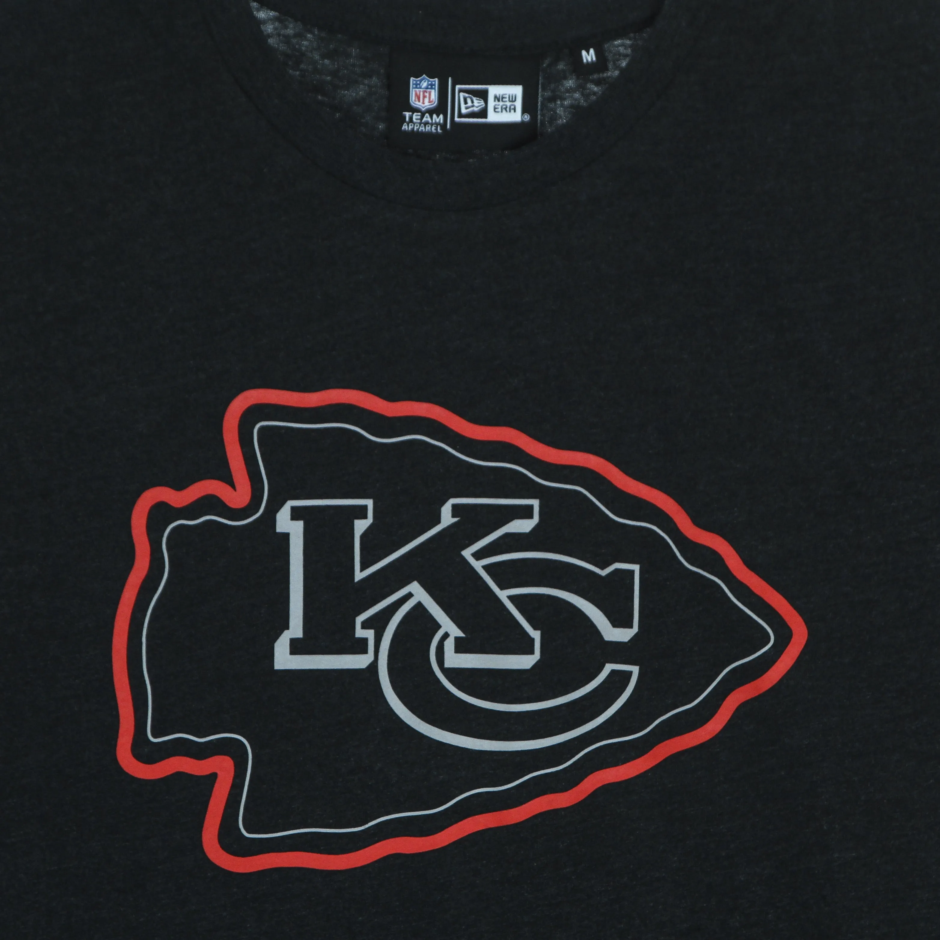 Maglietta Uomo Nfl Outline Logo Tee Kanchi Black/original Team Colors