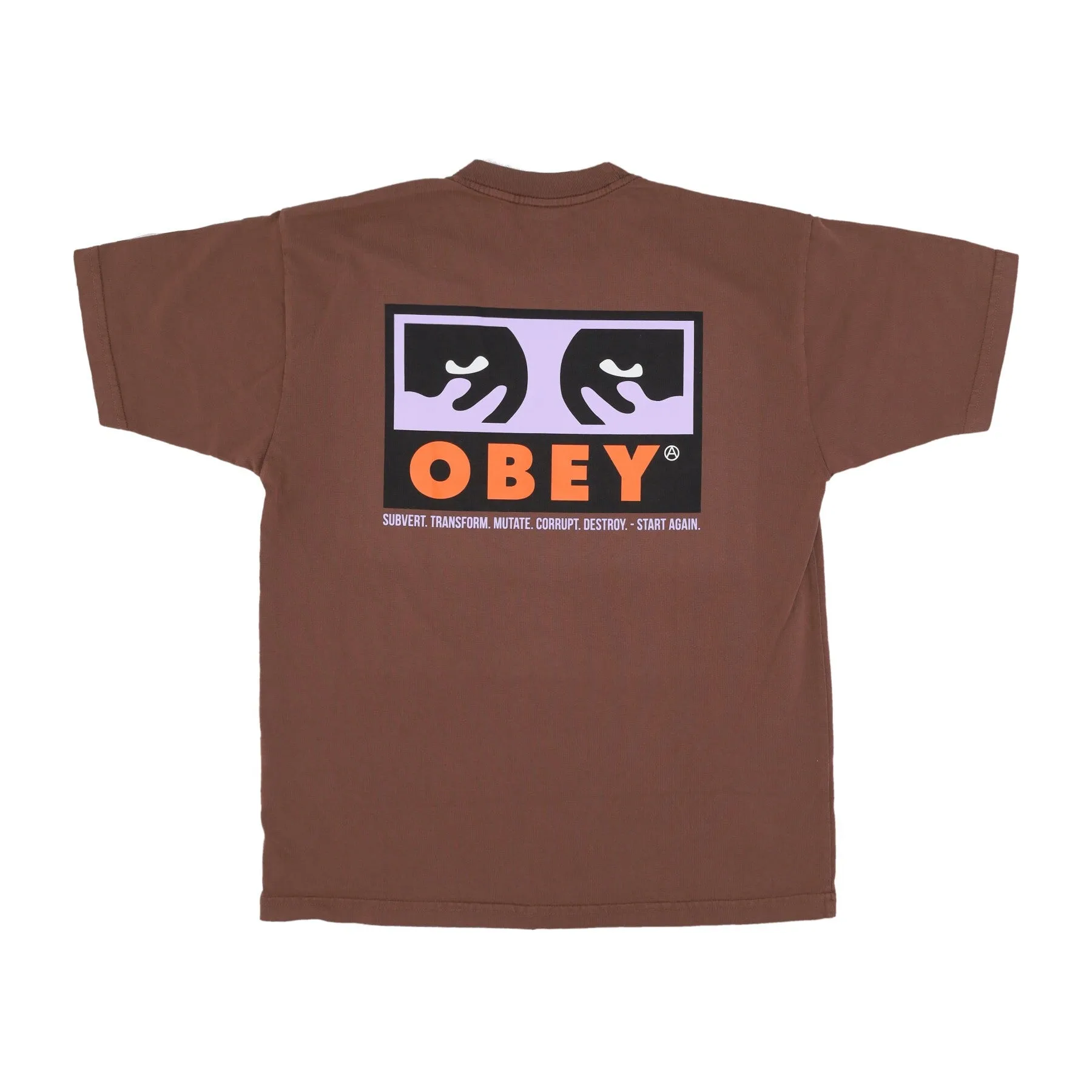 Maglietta Uomo Subvert Heavyweight Classic Box Tee Sepia