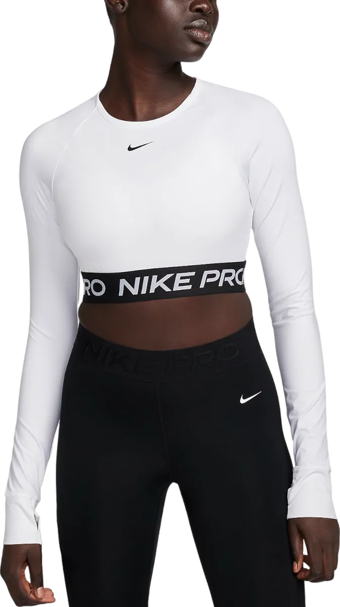 Magliette a maniche lunghe Nike PRO DF 365 CROP LS