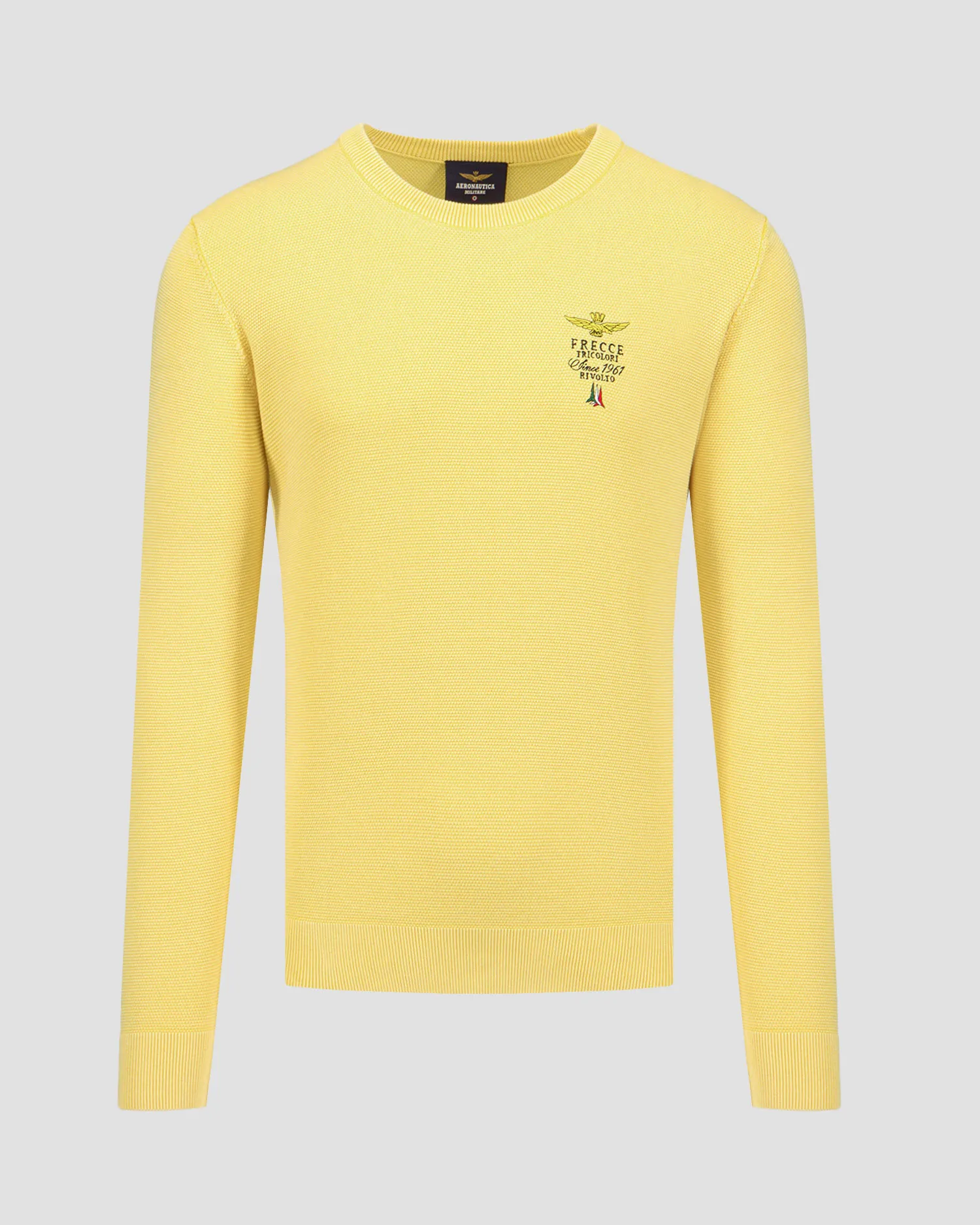 Maglione giallo da uomo Aeronautica Militare 241ma1394l463-57490
