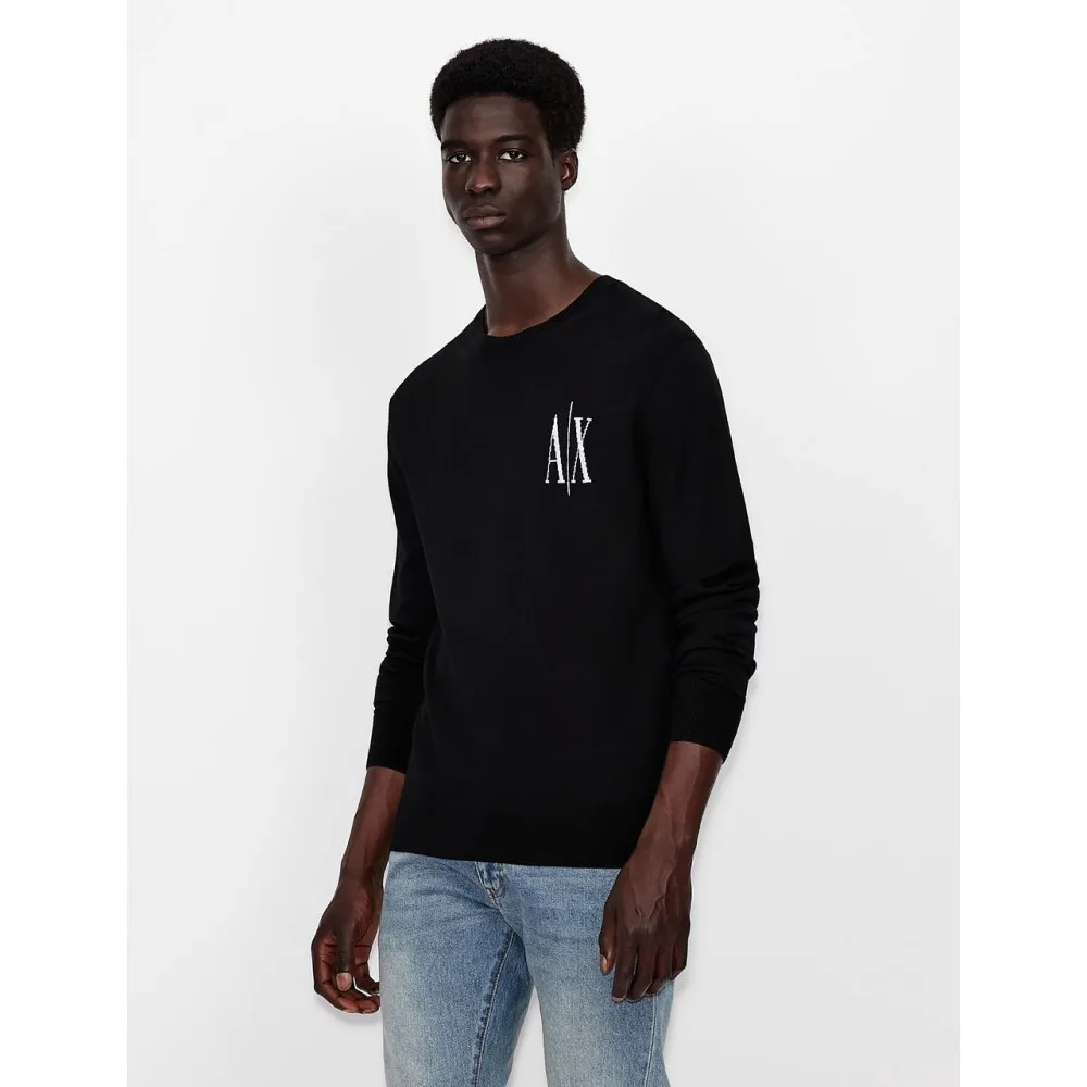 Maglione girocollo lana vergine Armani exchange