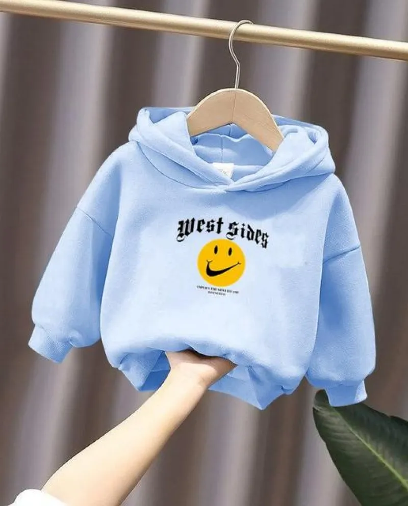 Maglione per ragazzi Autunno Inverno New Trend Bambini con cappuccio Plus Fleece Pu
