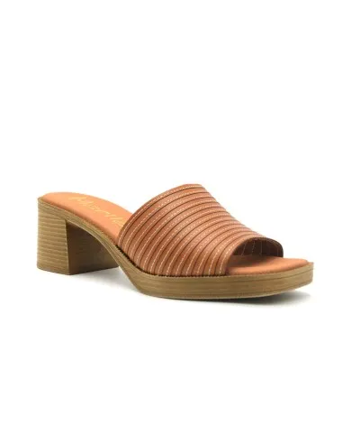Marila Bandar sandalo in pelle con tacco  